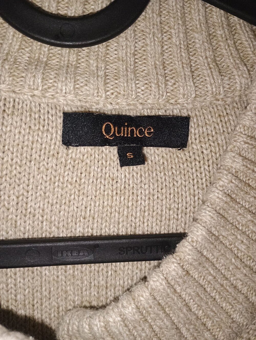 QUINCE 100% Organic Cotton Cropped Cardigan - Size S - Picture 8 of 8